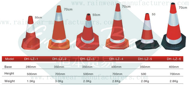 009 rubber traffic cones wholesale
